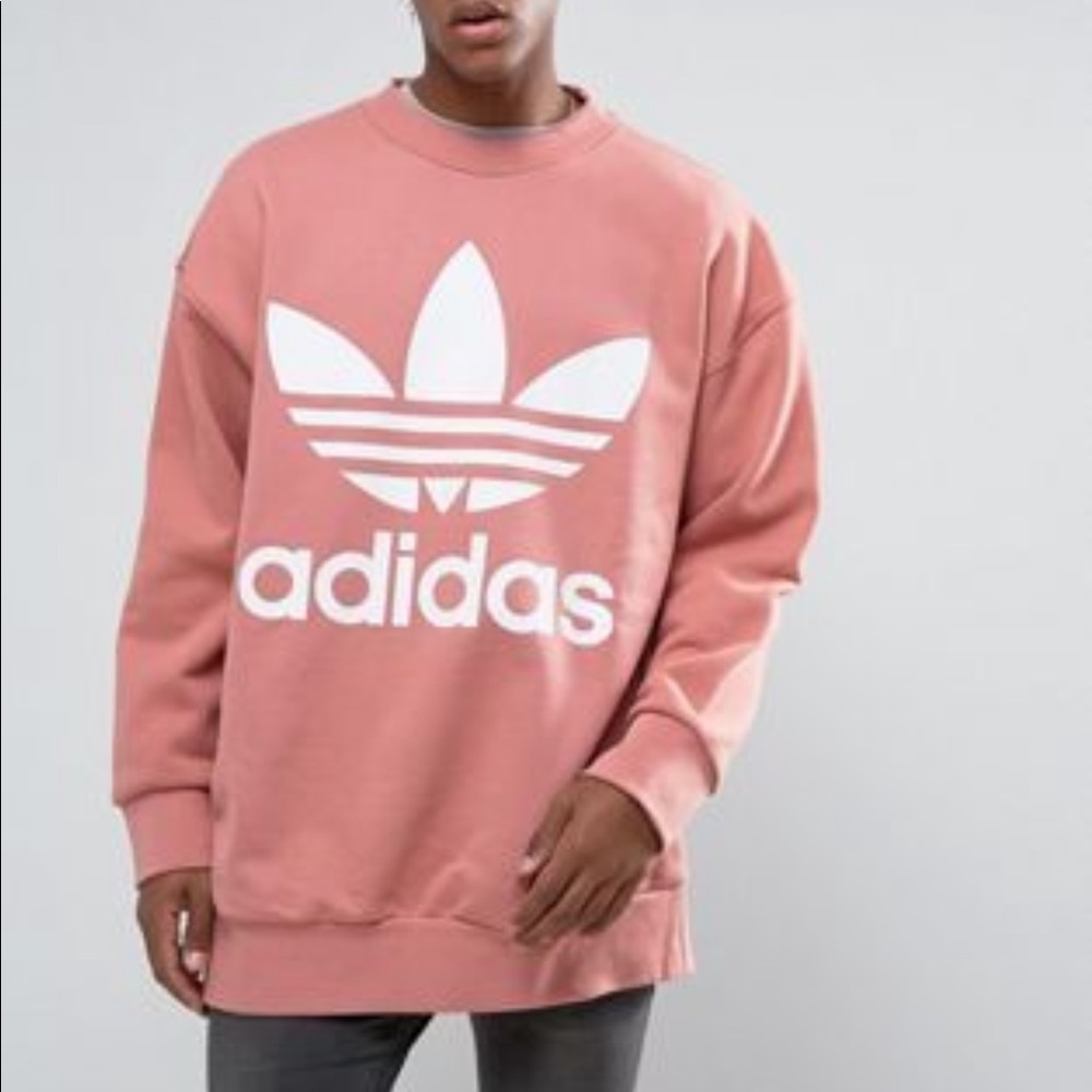 Adidas Oversized Crew Neck Sweatshirt